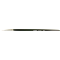 Artist Paint Brush, 3/32" Brush Width, Red Sable, Wood Handle Pryde Industrial Inc.