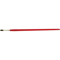 Round Marking Paint Brush, 7/32" Brush Width, Camel Hair, Wood Handle Pryde Industrial Inc.