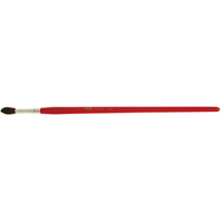 Round Marking Paint Brush, 9/32" Brush Width, Camel Hair, Wood Handle Pryde Industrial Inc.