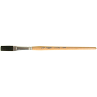 One Stroke Paint Brush, 1/2" Brush Width, Ox Hair, Wood Handle Pryde Industrial Inc.