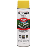 Peinture pour traçage de ligne pour terrain de gymnastique Industrial Choice AF1600, Jaune, 17 oz, Canette a&eacute;rosol Pryde Industrial Inc.