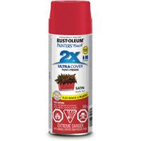 Painter's Touch&reg; Ultra Cover Paint, Apple Red, Satin, Aerosol Can Pryde Industrial Inc.