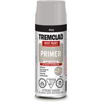 Tremclad&reg; Rust Primer Spray, Grey, Very Flat, Aerosol Can Pryde Industrial Inc.