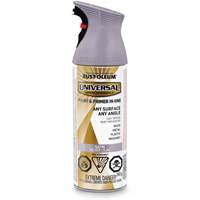 Universal&reg; Enamel Paint & Primer In One, Silver Lilac Purple, Satin, Aerosol Can Pryde Industrial Inc.