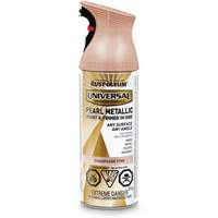 Universal&reg; Pearl Paint & Primer In One Spray Paint, Champagne Pink, Metallic, Aerosol Can Pryde Industrial Inc.