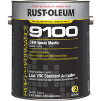 Activateur standard (250 COV) pour mastic &eacute;poxydique DTM du syst&egrave;me 9100, Gallon Pryde Industrial Inc.