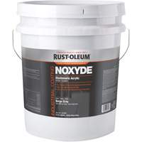 Rev&ecirc;tement acrylique &eacute;lastom&egrave;re Noxyde, 5 gal., Seau, Gris Pryde Industrial Inc.