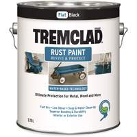 Peinture antirouille &agrave; base d'eau Tremclad, 3,78 L, Gallon, Noir Pryde Industrial Inc.