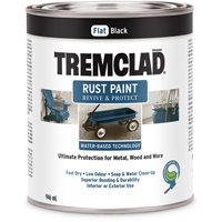 Tremclad&reg; Water-Based Rust Paint, 946 ml, Can, Black Pryde Industrial Inc.