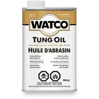 Watco&reg; Tung Oil, 946 ml, Clear, Transparent Pryde Industrial Inc.