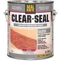Seal-Krete&reg; Protective Sealer, 3.78 L, Water-Based, Gloss, Clear Pryde Industrial Inc.