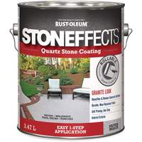 Stoneffects Quartz Stone Coating, 3.78 L, Water-Based, Textured, Grey Pryde Industrial Inc.