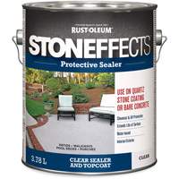 Stoneffects Protective Concrete Sealer, 3.78 L, Water-Based, Transparent, Clear Pryde Industrial Inc.