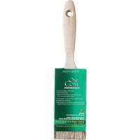 Pinceau pour murs et moulures One Coat, Soie blanche, Manche Bois, Largeur de 2" Pryde Industrial Inc.