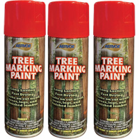 Peinture fluorescente pour marquer les arbres Aervoe 690, Rouge fluorescent, 16 oz Pryde Industrial Inc.