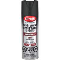 Tough Coat&reg; Advanced Paint with Rust Barrier Technology, Black, Flat Finish/Matte, 425 g, Aerosol Can Pryde Industrial Inc.