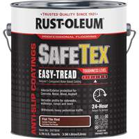 Rev&ecirc;tement d'acrylique SafeTex Easy-Tread, 1 gal., &agrave; l'eau, Plat/Textur&eacute;, Rouge Pryde Industrial Inc.