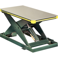 Hydraulic Backsaver Scissor Lift Table, Steel, 24" W x 48" L, 2000 lbs. Capacity Pryde Industrial Inc.