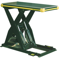 Hydraulic Backsaver Scissor Lift Table, Steel, 24" W x 48" L, 4000 lbs. Capacity Pryde Industrial Inc.
