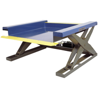 Hydraulic Floor-Height Scissor Lift Tables, Steel, 2000 lbs. Capacity Pryde Industrial Inc.