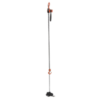Mini Lever Hoist, 15' Lift, 500 lbs. (0.25 tons) Capacity, Steel Chain Pryde Industrial Inc.
