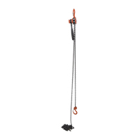 Mini Lever Hoist, 20' Lift, 1000 lbs. (0.5 tons) Capacity, Steel Chain Pryde Industrial Inc.