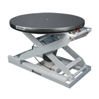 EZ Loader&reg; E Self-Levelling Pallet Positioner - Stainless Platform, 43" L x 43" W, 4000 lbs. Cap. Pryde Industrial Inc.