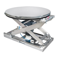 EZ Loader&reg; SS Self-Levelling Pallet Positioner - 100% Stainless Steel, 43" L x 43" W, 4000 lbs. Cap. Pryde Industrial Inc.