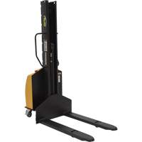 Gerbeur motoris&eacute; avec m&acirc;t &eacute;troit, Fonctionnement &eacute;lectrique, Capacit&eacute; 1000 lb, Lev&eacute;e max 63" Pryde Industrial Inc.