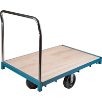 Chariot &agrave; plateforme robuste, 48" lo x 24" la, Capacit&eacute; de 2500 lb, Roues en Nylon Pryde Industrial Inc.