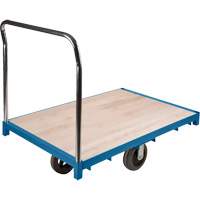 Chariot &agrave; plateforme robuste, 48" lo x 24" la x Capacit&eacute; 2000 lb, Roues en Caoutchouc Pryde Industrial Inc.