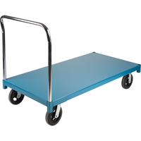 Chariot &agrave; plateforme robuste, 60" lo x 30" la x Capacit&eacute; 2000 lb, Roues en Caoutchouc Pryde Industrial Inc.