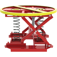 Pallet Pal&reg; 360 Spring Level Loader, 43-5/8" L x 43-5/8" W, 4500 lbs. Cap. Pryde Industrial Inc.