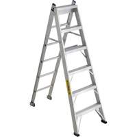 2700 Series Industrial Duty Multi-Way Ladders, 6', Aluminum, 250 lbs. Cap., ANSI 1, CSA 1 Pryde Industrial Inc.
