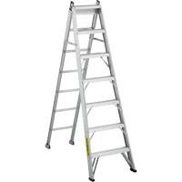 2700 Series Industrial Duty Multi-Way Ladders, 7', Aluminum, 250 lbs. Cap., ANSI 1, CSA 1 Pryde Industrial Inc.