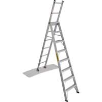 2700 Series Industrial Duty Multi-Way Ladders, 8', Aluminum, 250 lbs. Cap., ANSI 1, CSA 1 Pryde Industrial Inc.