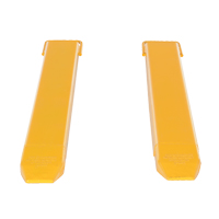 Fork Extensions, 48" L x 7-3/8" W, For Fork Width of 5" Pryde Industrial Inc.