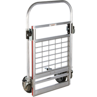 Four Wheel Folding Platform Truck, Aluminum, 750 lbs., 31" L x 23-1/4" W, 39" High Pryde Industrial Inc.