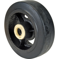 Rubber Wheels, 6" (152 mm) Dia. x 2" (51 mm) W, 550 lbs. (249 kg.) Capacity Pryde Industrial Inc.