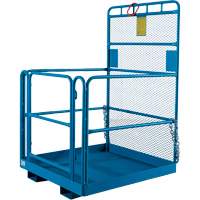 Nacelle &eacute;l&eacute;vatrice pour travail en hauteur, 48" x 48" x 72" h, Capacit&eacute; de 1000 lb, Acier Pryde Industrial Inc.
