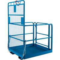 Nacelle &eacute;l&eacute;vatrice pour travail en hauteur, 48" x 48" x 72" h, Capacit&eacute; de 1000 lb, Acier Pryde Industrial Inc.