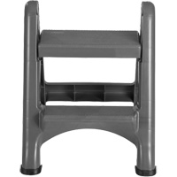 Folding Step Stool, 2 Steps, 19-1/2" x 20-1/2" x 22-3/4" High Pryde Industrial Inc.