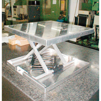 Lift-Tool Table Top Scissor Lift, 23" L x 22" W, Aluminum, 300 lbs. Capacity Pryde Industrial Inc.