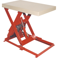 Scissor Lift Table, Steel, 36" L x 20" W, 1100 lbs. Capacity Pryde Industrial Inc.