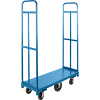 Chariot &agrave; plateforme U-Boat, 48" lo x 18" la x Capacit&eacute; 1500 lb, Roues en Caoutchouc Pryde Industrial Inc.