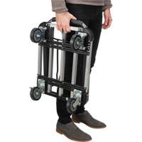 Foldable Platform Trucks, Aluminum, 300 lbs., 28" L x 16" W, 32" High Pryde Industrial Inc.