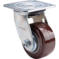 Roulette, Pivotant, 4" (101,6 mm), Polyur&eacute;thane,  Pryde Industrial Inc.