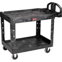 Chariot utilitaire robuste - 4546-00, 2 tiers, 26" x 33-1/4" x 55", Capacit&eacute; 750 lb Pryde Industrial Inc.