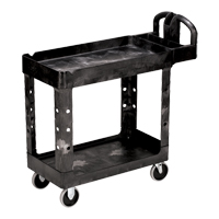 Chariot utilitaire robuste - 4500-88, 2 tiers, 17-1/8" x 33-1/4" x 39", Capacit&eacute; 500 lb Pryde Industrial Inc.