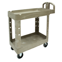 Chariot utilitaire robuste - 4500-88, 2 tiers, 17-1/8" x 33-1/4" x 39", Capacit&eacute; 500 lb Pryde Industrial Inc.